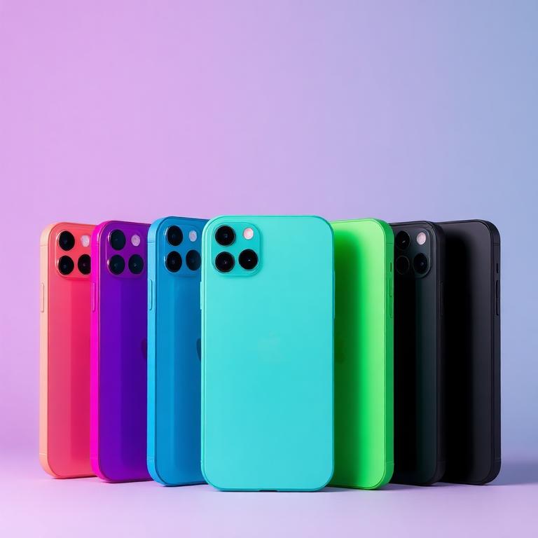 iPhone 16 разных цветов